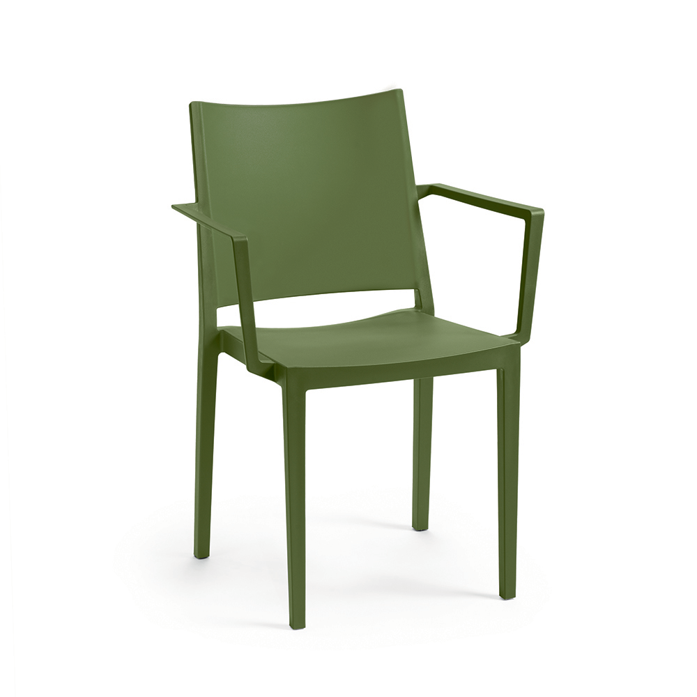 Pack 50 Cadeiras MOSK com braços Azeitona